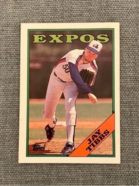 1988 Topps Montreal Expos Baseball Card Trading Card